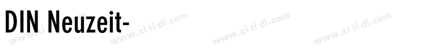 DIN Neuzeit字体转换